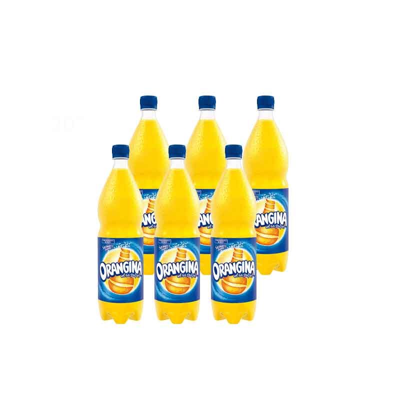 Orangina 1L X6 - Brasserie - Bouteille Plastique - Easy-Market